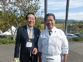 Chef Murata (right) from restaurant Kikunoi